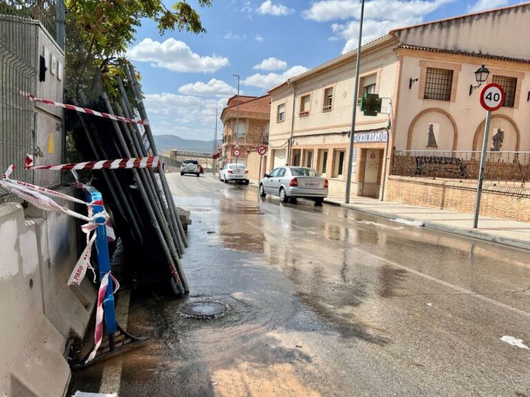 Corte de agua en todo Puertollano este martes tras la avería en la tubería general
