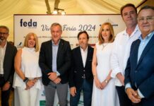 Eurocaja Rural, junto a los empresarios en la inauguración de la Caseta de FEDA en la Feria de Albacete