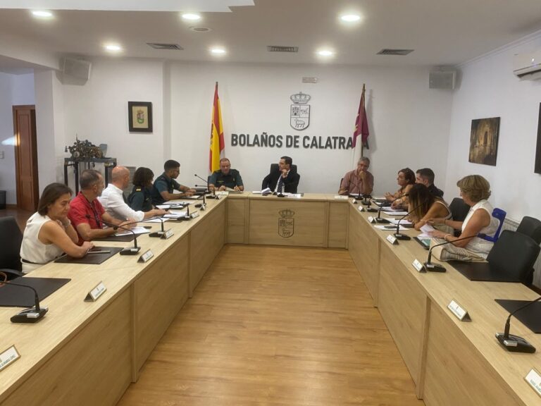Bolaños de Calatrava celebra una Junta Local de Seguridad por las Fiestas en honor al Santísimo Cristo de la Columna