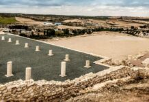 Herida una trabajadora tras sufrir un golpe por una piedra en el Parque Arqueológico de Libisosa en Lezuza