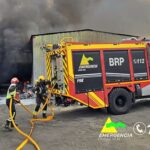 Extinguido el incendio originado en un desguace de Argamasilla de Calatrava