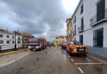 86 incidencias por lluvias intensas y tormentas esta noche en C-LM, especialmente en Cuenca y Guadalajara