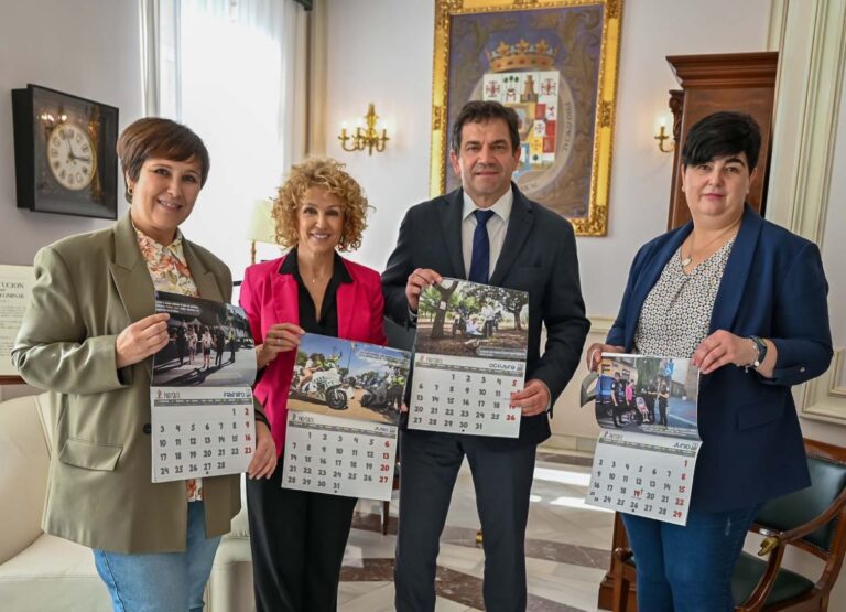 La Diputación de Ciudad Real colabora con Padisbol con la edición de 1.800 calendarios solidarios