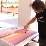 Juan Saturio y Gonzalo Serrano ganan el VIII certamen de pintura rápida ‘Manzanares y su entorno’