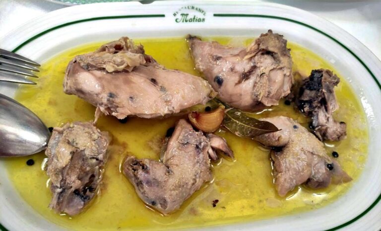 La perdiz en escabeche que no te puedes perder en el oasis de La Mancha