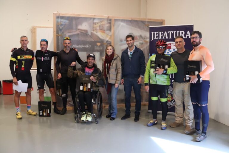 Cien ciclistas participaron en la ruta organizada por la Policía Local de Manzanares