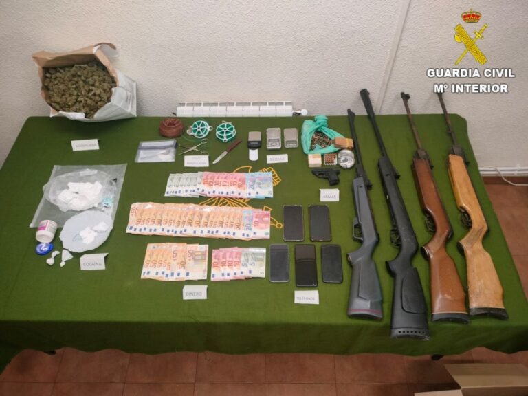 Cuatro detenidos de un clan familiar en Cuenca por regentar dos puntos de venta de drogas