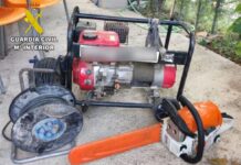 Detenido tras robar objetos valorados en 3.000 euros de una parcela de Nerpio