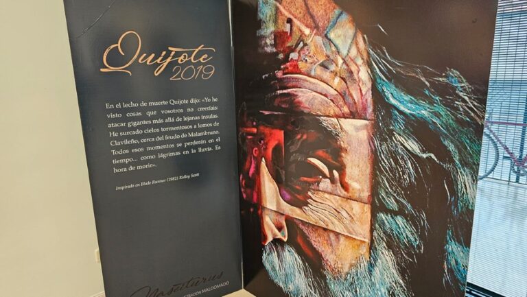 Pertinaz Pertinaz regresa a la biblioteca de Manzanares con la exposición ‘Nasciturus’