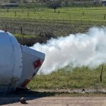 Accidentado en Alamillo un camión cisterna que transportaba gas propano