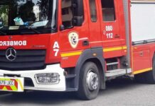 Controlado un incendio en un conjunto de diez chabolas de Albacete
