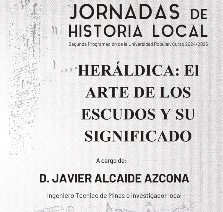 Vuelven las Jornadas de Historia Local del Archivo Municipal y la Universidad Popular de Bolaños de Calatrava