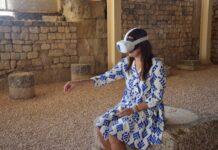 Segóbriga ofrece a visitantes gafas de realidad virtual para conocer la ciudad de hace 2.000 años