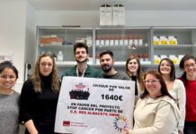 El proyecto Stop Cáncer de la UCLM recibe una donación del Club Deportivo RES Albacete Swim