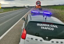 Cortada la A-2 en Gajanejos tras el vuelco de un camión