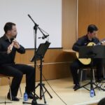 El Dúo Arpegionne ofreció en Manzanares una selección de pasodobles “como nunca antes los habías escuchado”