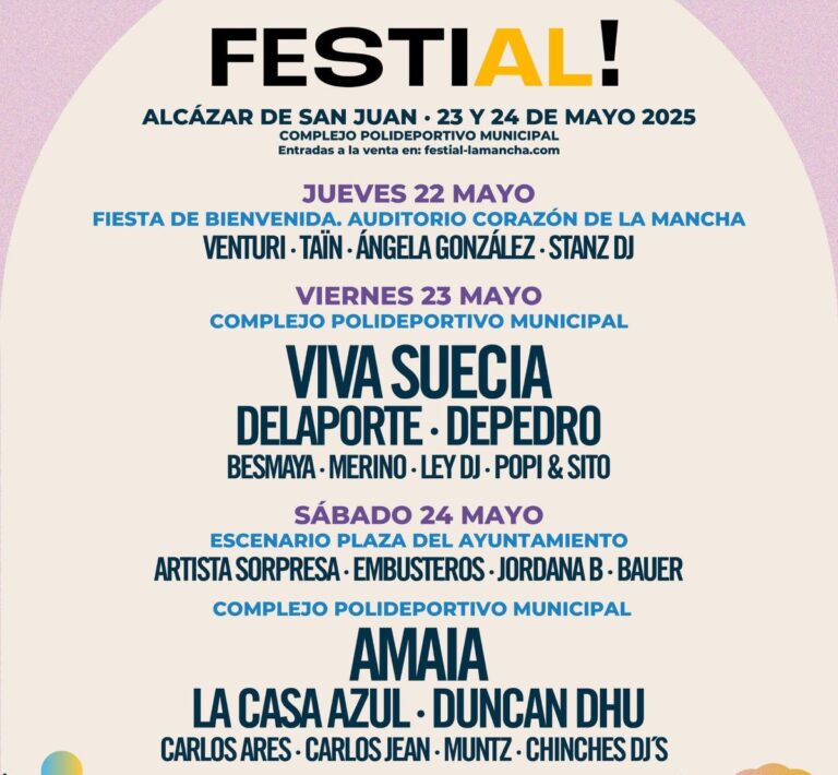 Festial!, en Alcázar de San Juan, revela su programa por días