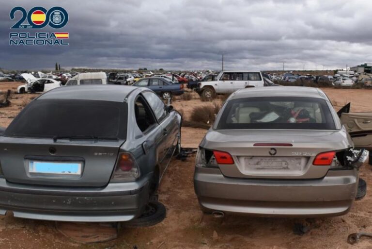 Detenido en Alcázar de San Juan un experto en el robo y desguace de coches