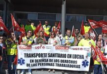 Trabajadores de ambulancias de C-LM secundan un paro parcial de 10 horas