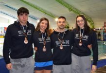 Cuatro medallas para la UCLM en el Campeonato de España Universitario de natación