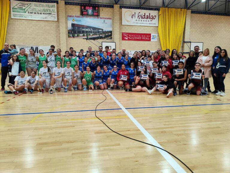 El CB Manzanares homenajea a Juana Molina con un torneo infantil femenino