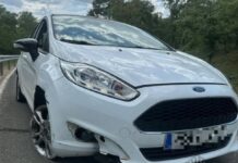 Interceptado en Valdecabras un conductor que se dio a la fuga tras un accidente