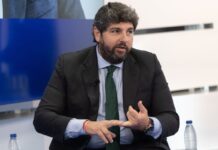 López Miras asegura que el trasvase es «insustituible» y que «no hay nada que pueda compensar su recorte»