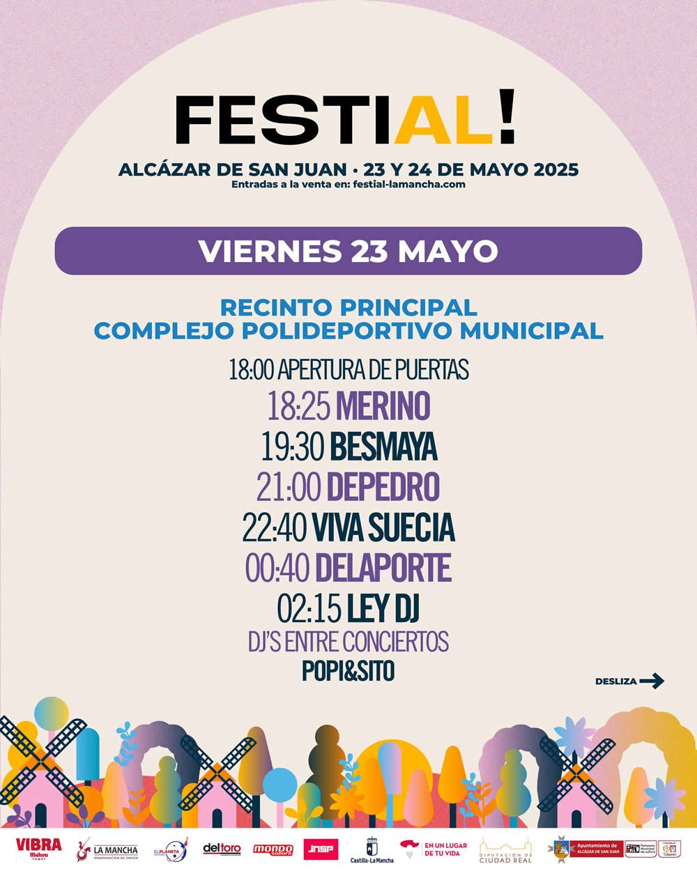 Ya se conocen los horarios de FESTIAL! 2025, el gran festival de música y gastronomía