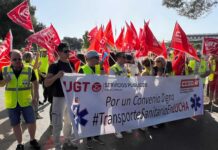 Los trabajadores del transporte sanitario acusan al Sescam de “mentir a la ciudadanía” y anuncian nuevas movilizaciones