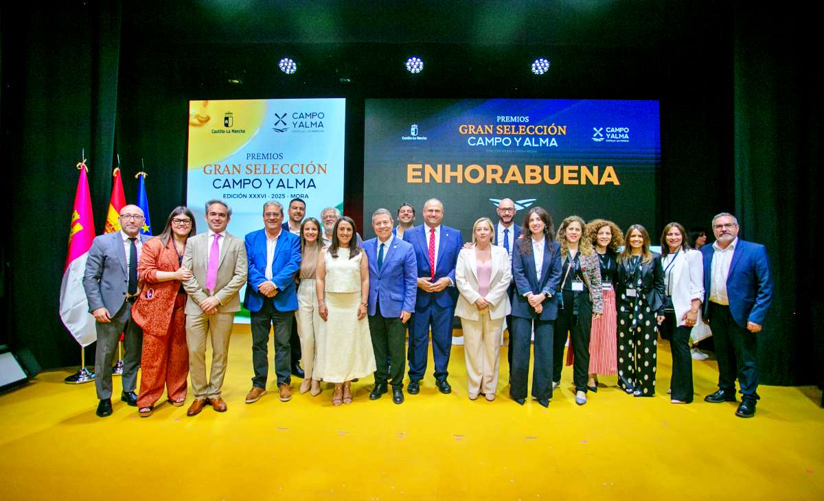 Castilla-La Mancha reconoce sus mejores alimentos de calidad en la entrega de los Premios Gran Selección Campo y Alma