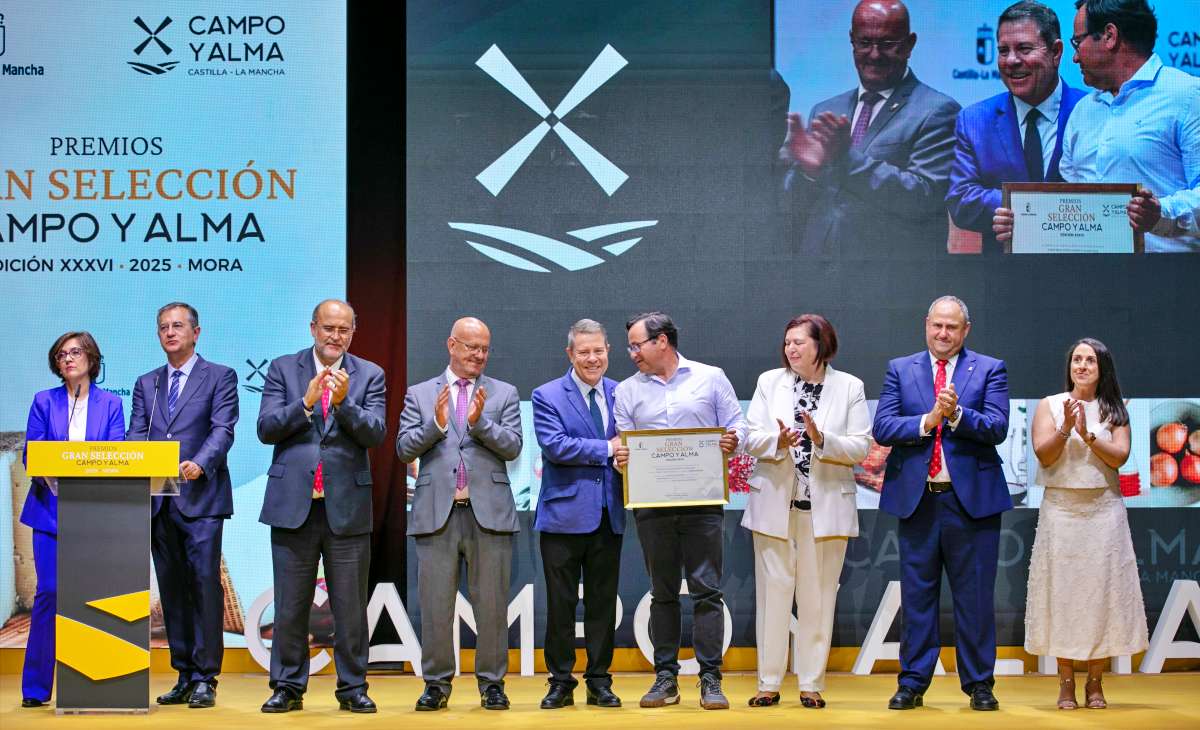 Castilla-La Mancha reconoce sus mejores alimentos de calidad en la entrega de los Premios Gran Selección Campo y Alma