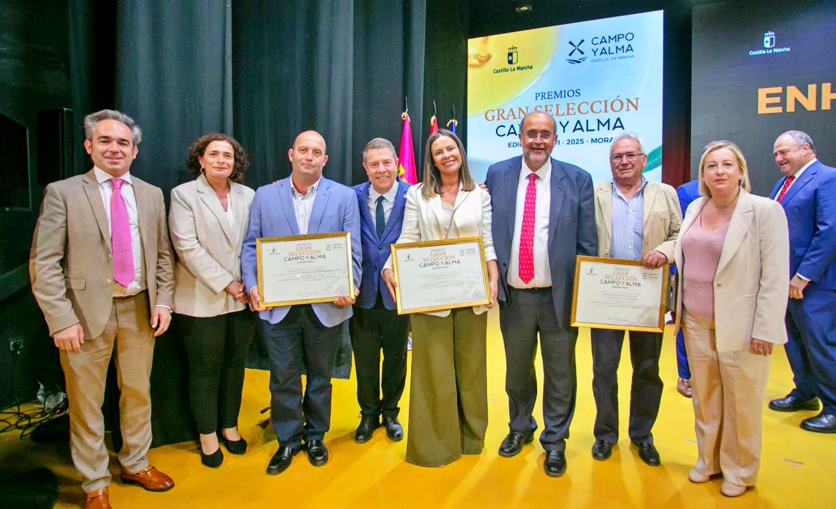 Castilla-La Mancha reconoce sus mejores alimentos de calidad en la entrega de los Premios Gran Selección Campo y Alma