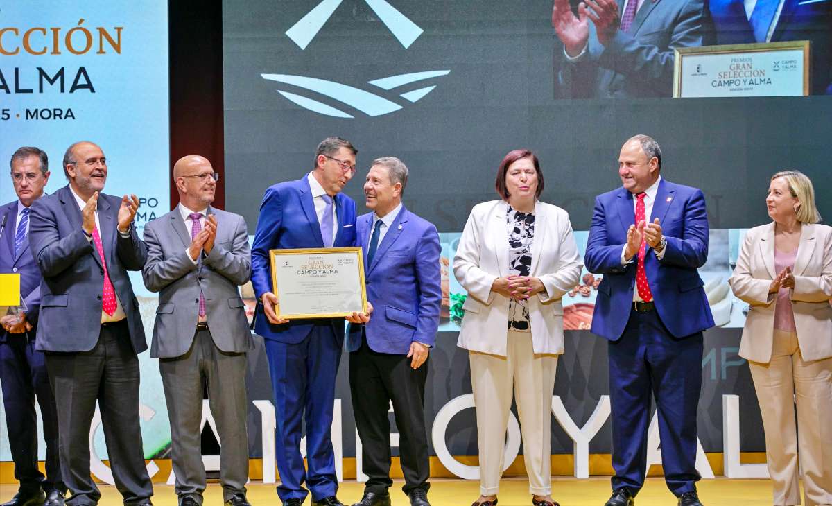 Castilla-La Mancha reconoce sus mejores alimentos de calidad en la entrega de los Premios Gran Selección Campo y Alma