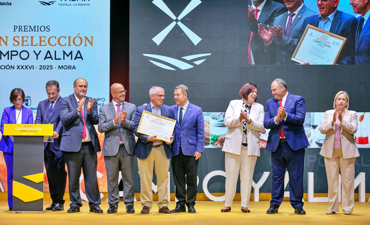 Castilla-La Mancha reconoce sus mejores alimentos de calidad en la entrega de los Premios Gran Selección Campo y Alma
