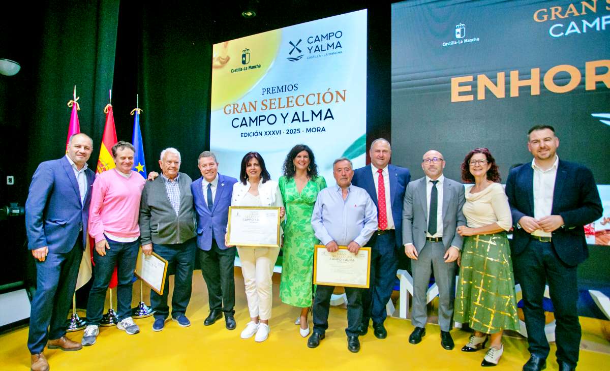 Castilla-La Mancha reconoce sus mejores alimentos de calidad en la entrega de los Premios Gran Selección Campo y Alma