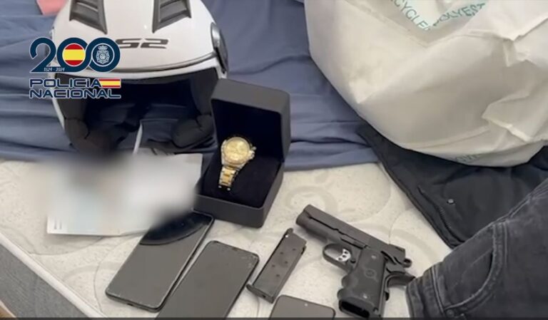 Detenido en Cuenca un miembro de un grupo especializado en robos de relojes de lujo