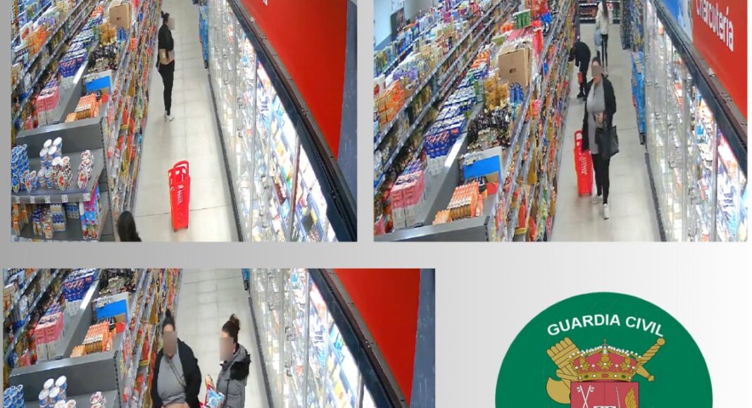 Robo en supermercado