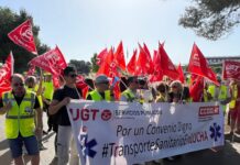 Sanidad fija servicios mínimos del 100% para urgencias y transporte oncológico durante la huelga del transporte sanitario