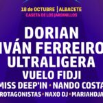 Dorian, Iván Ferreiro y Ultraligera, entre las actuaciones del Albasonora 2025