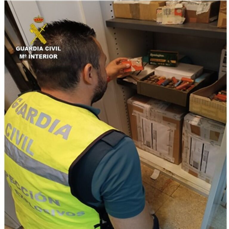 Intervenidos 15.000 cartuchos y armas de fuego en puntos de venta no autorizados en Ciudad Real y Puertollano