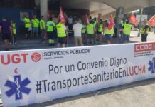Trabajadores de ambulancias en C-LM protagonizan paros parciales y amenazan con ir a la huelga indefinida