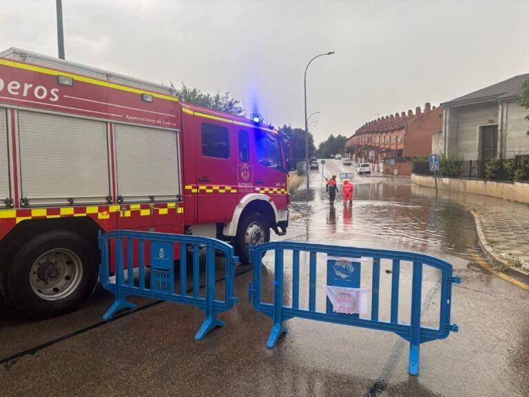 Caídas de árboles y cableado, achiques de agua y goteras en El Sargal de Cuenca tras las tormentas
