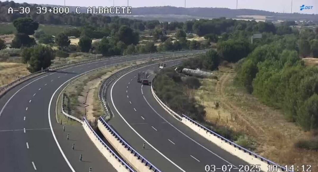 accidente camión butano A30