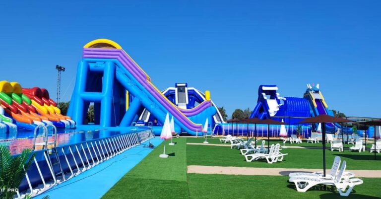 El parque acuático hinchable más grande de España está en Toledo y reabre sus puertas el 26 de junio