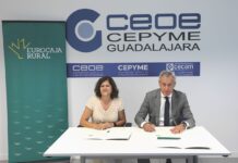 Eurocaja Rural y CEOE-CEPYME Guadalajara reafirman su compromiso con el tejido productivo y la actividad económica alcarreña