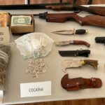 Cocaína, marihuana, escopetas y armas, el «botín» de un grupo criminal en Villanueva y Campo de Montiel