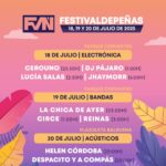 Música electrónica y en acústico en el FestiValdepeñas del 18 al 20 de julio
