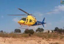 C-LM colabora con el incendio de Ávila enviando dos helicópteros B-3