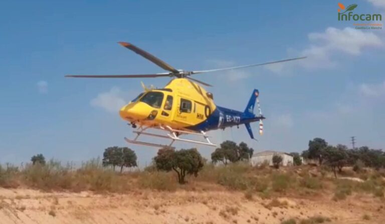 Herido grave un trabajador en Villarrubio tras caer desde un tejado a 6 metros de altura