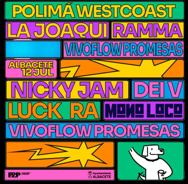 Nicky Jam, La Joaqui o Luck Ra, entre las actuaciones del Vive Flow en Albacete